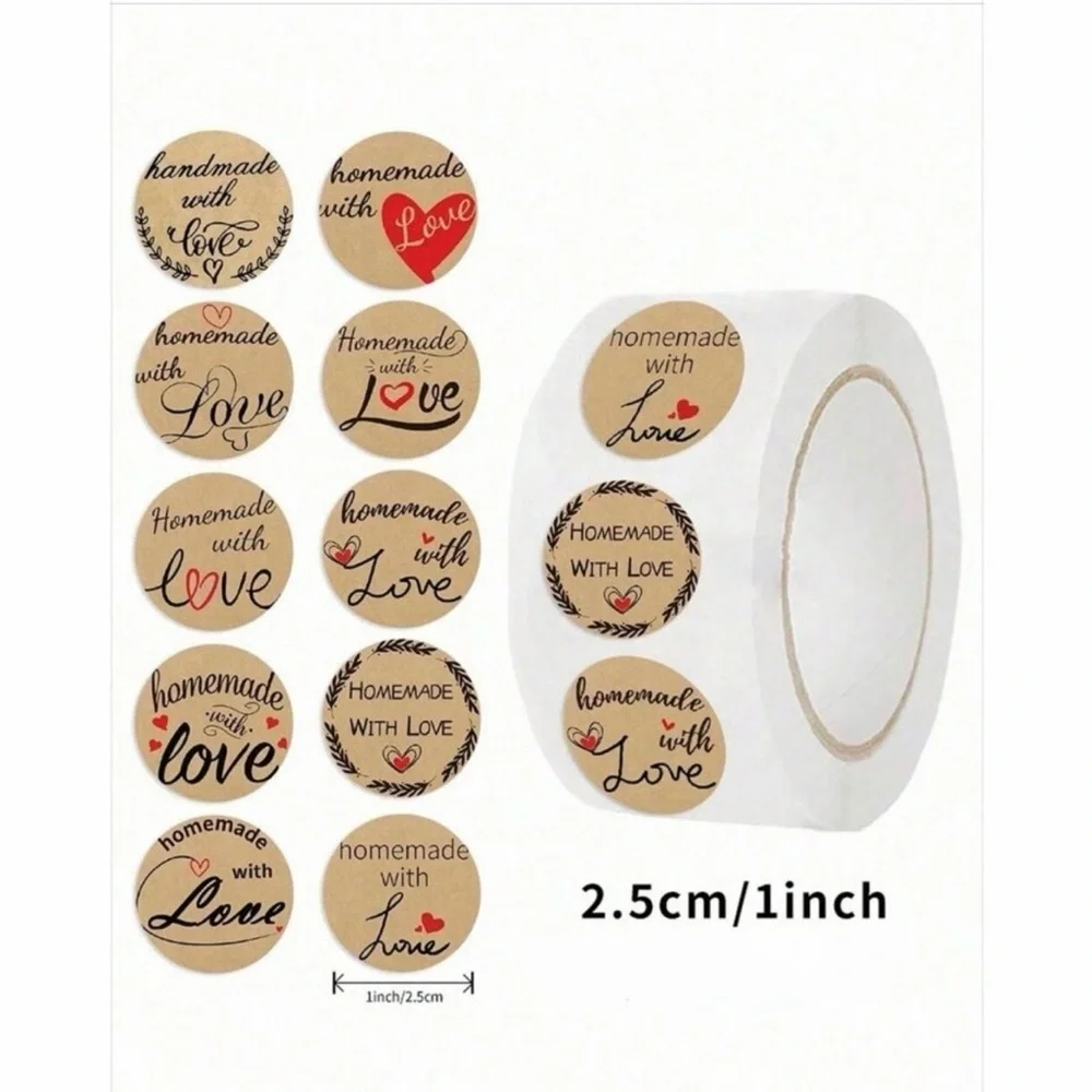 500pc Sticker Roll — Pick Your Design